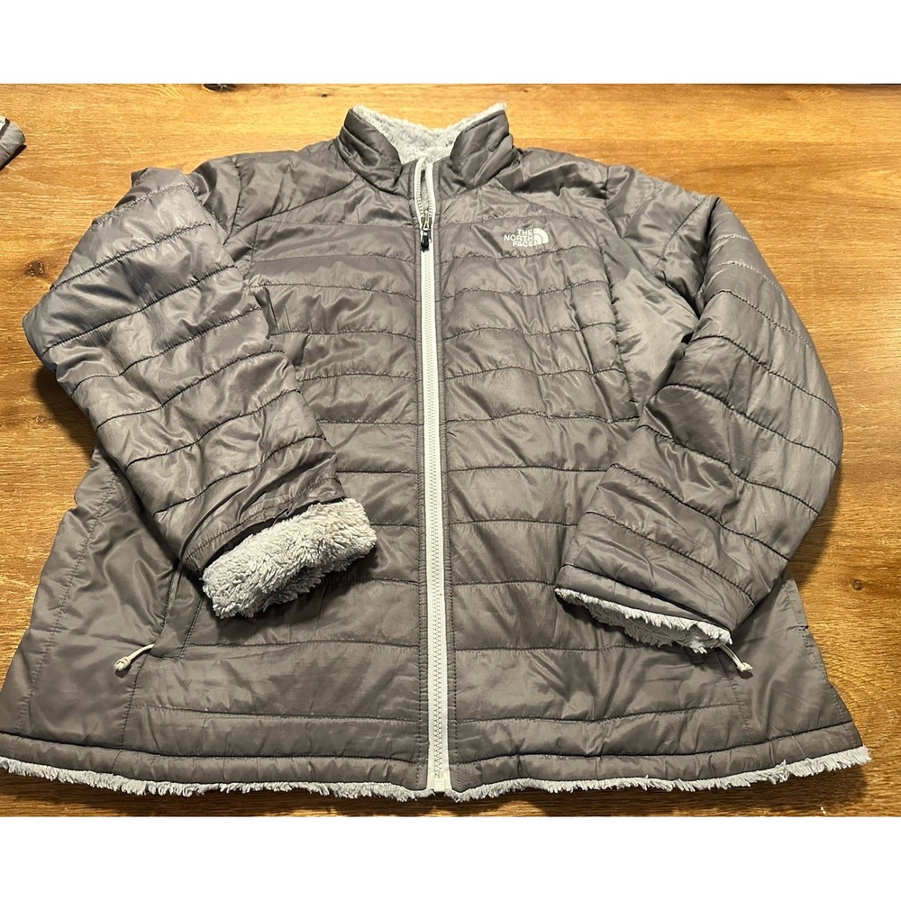 The North Face Women's Mossbud Reversible Jacket Cost Faux Fur XL